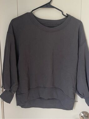Abercrombie & Fitch Sunday Crewneck Sweatshirt Womens Soft A&F Collection Small